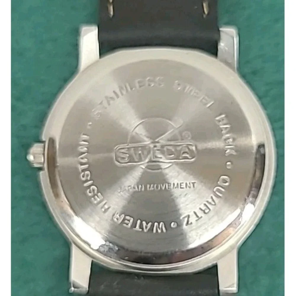 NTEU TEPAC President Circle Watch Genuine‎ Leather Watchband